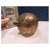 Unusual 4" Metal Cigar Flip AshTray