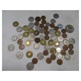 Asst Lot Random Foreign Coins