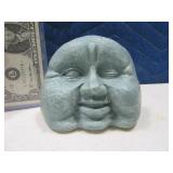 Hide A Key 1/2Moon Yard 5" Rock Figure