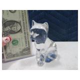 3" Solid Glass CAT Figurine