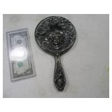 Early 1900s 10" Heavily Inlaid Dresser Mirror FACE