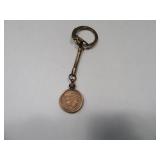 Indian Head Penny Keychain