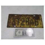 1940 Colorado License Plate LOTS Character AS IS