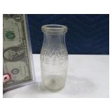 5.5" Glass ARVADA CO Milk Bottle "Gibson" Embossed