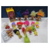 Lot TROLL Dolls "as is"
