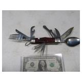 Early 5" Folding Survival Pocket Knife 10blade NCE