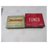 (2) Early FLINCH & RUMMY Card Games