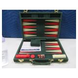 Classic Backgammon Game Set in case