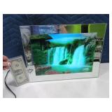 16x12 Mirrored Waterfall Motion Wall Light