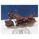 Wood 14" Motorcycle Model Decor