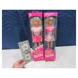 (2) Boxed Vtg Barbie Dolls Toys 1995