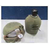 (2) Early Metal Canteens BoyScout? Military?