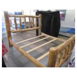 HD KingSize Log Bed Frame NICE