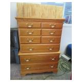 32" 5drawer Wood Chest of Drawers Real Wood