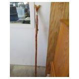 56" ALASKA Wooden Walking Stick Nice
