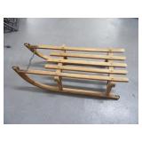 Unique Antique 30" Wooden Sled