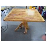 NEAT Rustic 36" Table w/ Unique Trunk Base