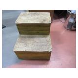17"wide x 15.5" Tall Wooden Stair Steps
