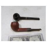 (2) Vintage Smoking Pipes wooden