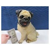 12" PUG DOG Poly Figure