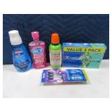 (5) New Crest & Tooth Care Products