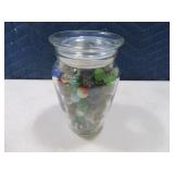 8" Jar Modern Marbles