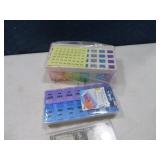 (2) New Weekly Pill Daily Boxes