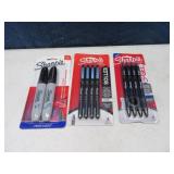 (3) New SHARPIE Packs Pens & Markers