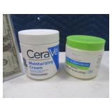 New(2) CeraVe & Equate Moisturizing Cream