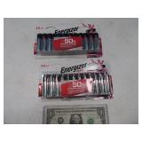 (2) Sealed 24pc AA EnergizerMAX Batteries 12/20~30