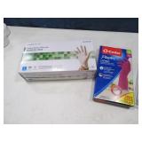 (2) New boxes szLG Exam & Latex Gloves