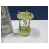 5" Sand Timer ONYX Stone Green Sands Of Time 2min