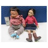 (2) LifeLike 20" Dolls MIDDLETON~KidsGive $$