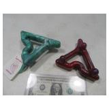 (2) Poly HAPPY HEART Hand Massagers