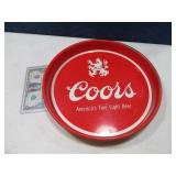 Classic Metal COORS Beer Tray