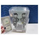 New Allen/Roth 2pack Black Curtain Holdbacks