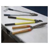 (3) Tree & Branch Hand 20"ish Trimmers Loppers