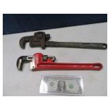 (2) 16"&14" Pipe Wrenches Hand Tools