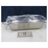 New HD 18" Stainless Fish Poaching Cooker Pot