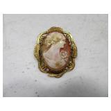 Early CAMEO 1.75" Pendant Pin Jewelry $$