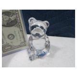 PrincessHouse 3" Glass Bear Figure