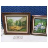 (2) RICHART Longmont Colo Original Oil Canvas Art