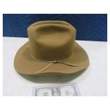 RESISTOL sz7.25 Light Brown Cowboy Hat