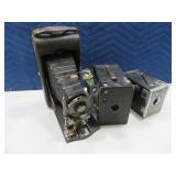 (3) Antique Cameras Display~Parts