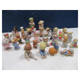 Large Estate Collection 3" Porcelain Bears