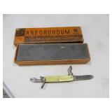 (2) Early Pocket Knife (Kent Kamp) + Sharpen Stone