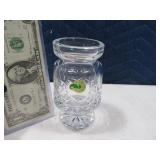 5" WATERFORD CRYSTAL Glass Jar