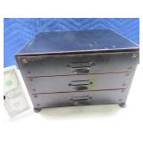 12" 3drawer Metal Drawered Organizer