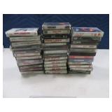 35+ Vintage Classic Rock Cassette Tapes