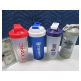 (4) Poly BLENDER Shake Bottles